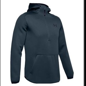 Under Armour Mens UA MOVE ½ Zip Hoodie Black Small NWT